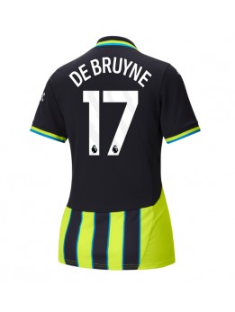 Billige Manchester City Kevin De Bruyne #17 Bortedrakt Dame 2024-25 Kortermet